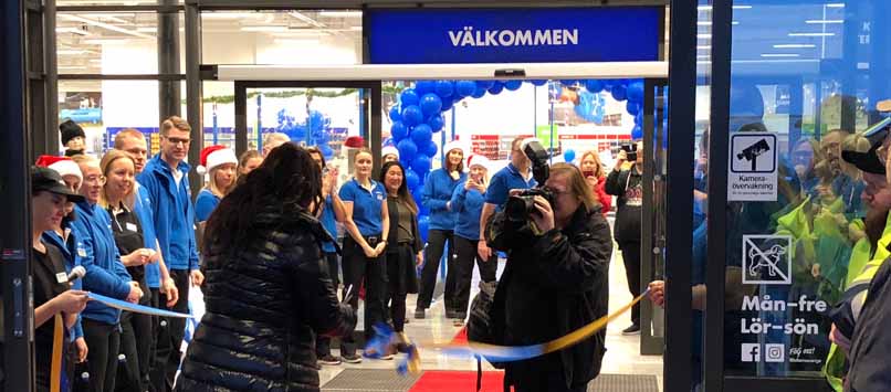 Opening of the Biltema warehouse in Varberg