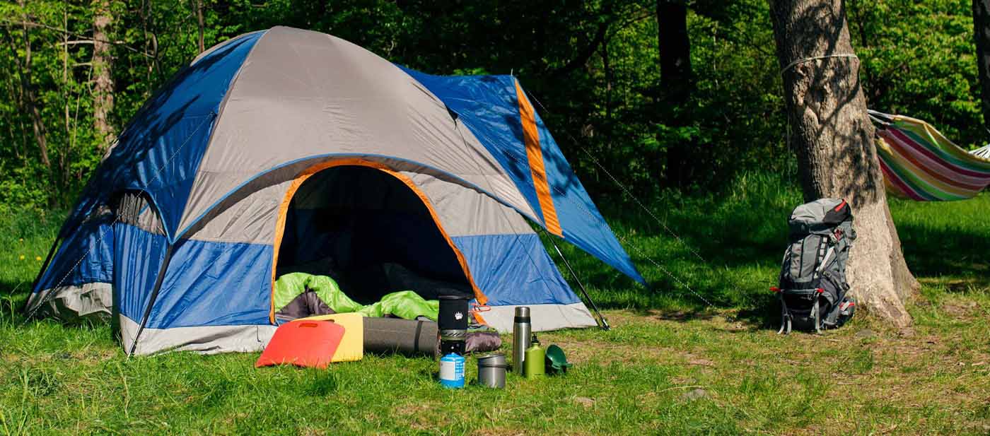 Tent and sleeping bag