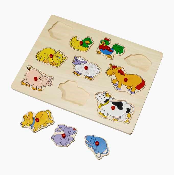 Recall Animal puzzle in wood, 45-997