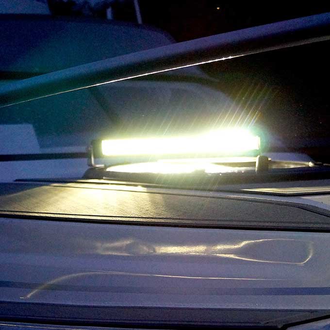 Floodlights for boat and deck lighting